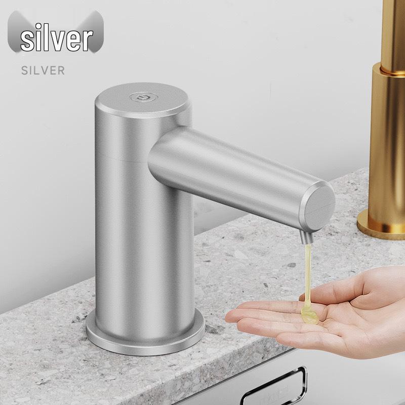 Dispenser Elettrico Automatico per Sapone e Igienizzante a Sensore Infrarossi Senza Contatto per Lavandini