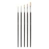 Holbein Brush Set Value Pack Oil Paint Brushes Round Flat 5 Pieces