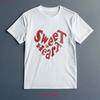 Sweet Heart Retro Valentine T Shirt Cute Typography Love For Her Or Him Rounisextic Anniversary Birthday Vintage Graphic