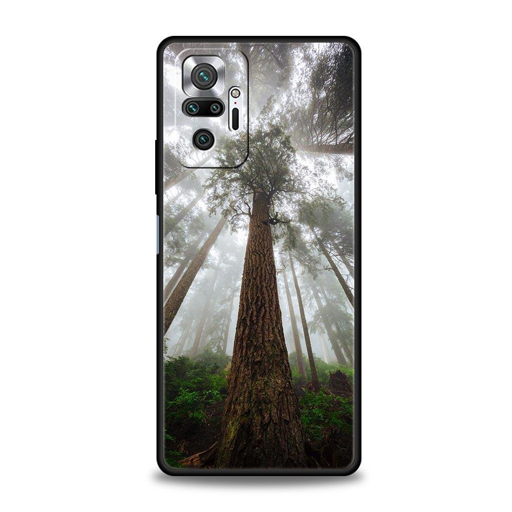 Forest Beach Sunrise Mountains Nature Phone Case For Xiaomi Redmi Note 14 13 5G 10 11 12 Pro Plus 4G 14C 13C 12C 10C Black Cover