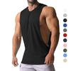 Summer Men's Solid Color Sports Sleeveless Vest T-Shirts