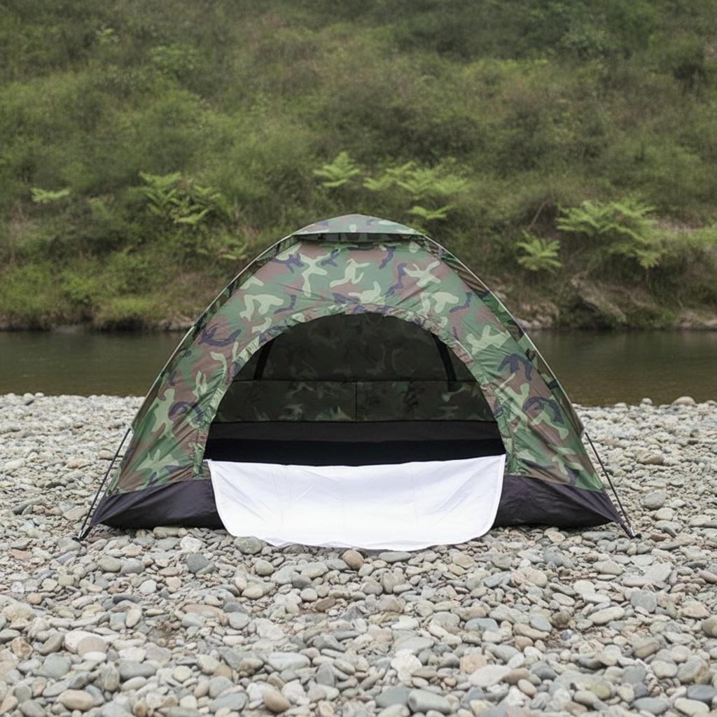 Tent Single-Layer Shelter Portable for Hikers