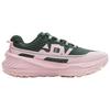 New LiNing Dilu Cushioning Anti Slip And Wear Resistant Rebound Low Top Trail Running Running Shoes Women's Green Pink ARNU010-1
