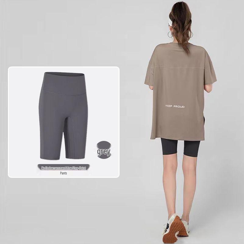 

Women s Quick-Drying Mid-Length Running & Yoga Two-Piece Set S (90-100 jins)