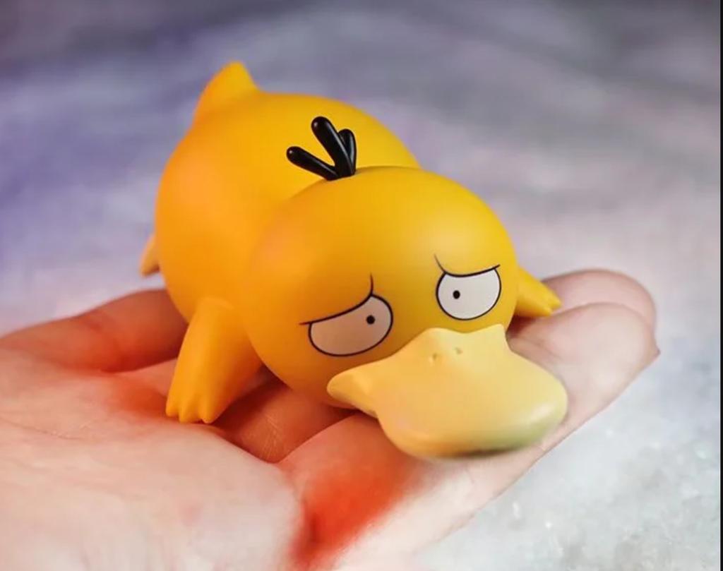 7-12cm Pokemon Anime Cute Figure Doll Prone Position Psyduck Cartoon Car Decoration Action Collect Model Kids Toys Gift