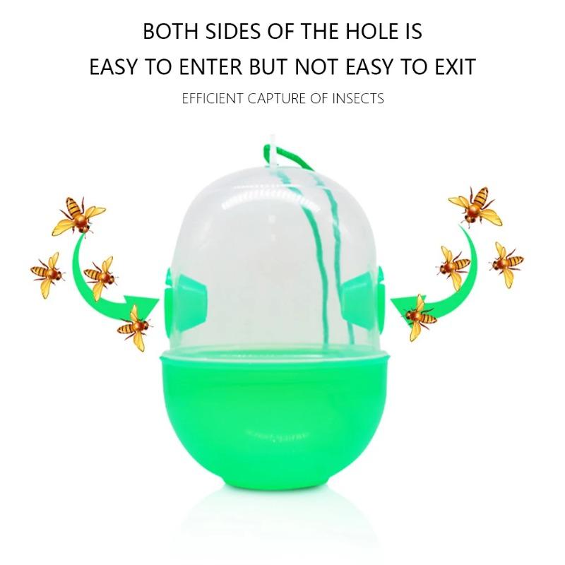 20PCS Hanging Beekeeping Catcher Cage Reusable Yellow Jacket Trap Wasps Control Wasp Bee Catcher for Home Garden Orchard Farm