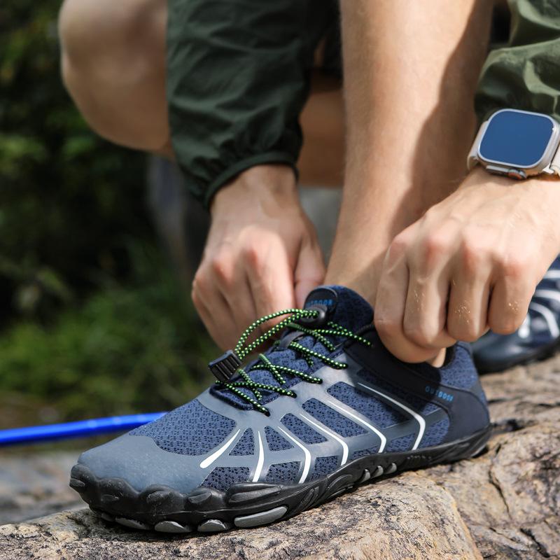 Thickened hiking shoes Hiking shoes Lightweight non-slip and wear-resistant hiking shoes Breathable hiking shoes Five fingers up the river