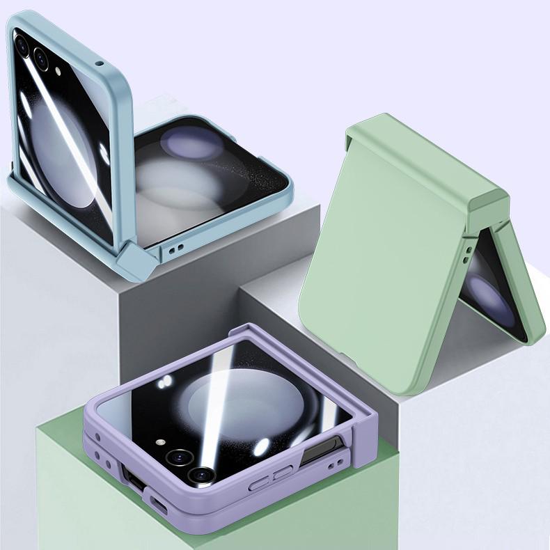 Samsung Z Flip7 Skin-Feel Three-Piece Protective Case Set for Flip4/5