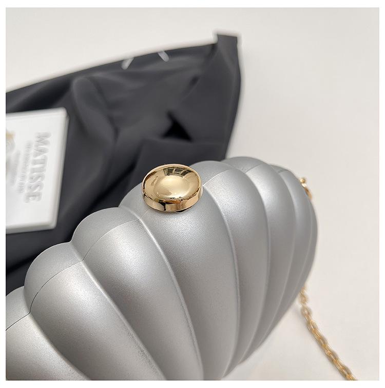 Acrylic Evening Clutch: European & American Style Crossbody Chain Bag for Women