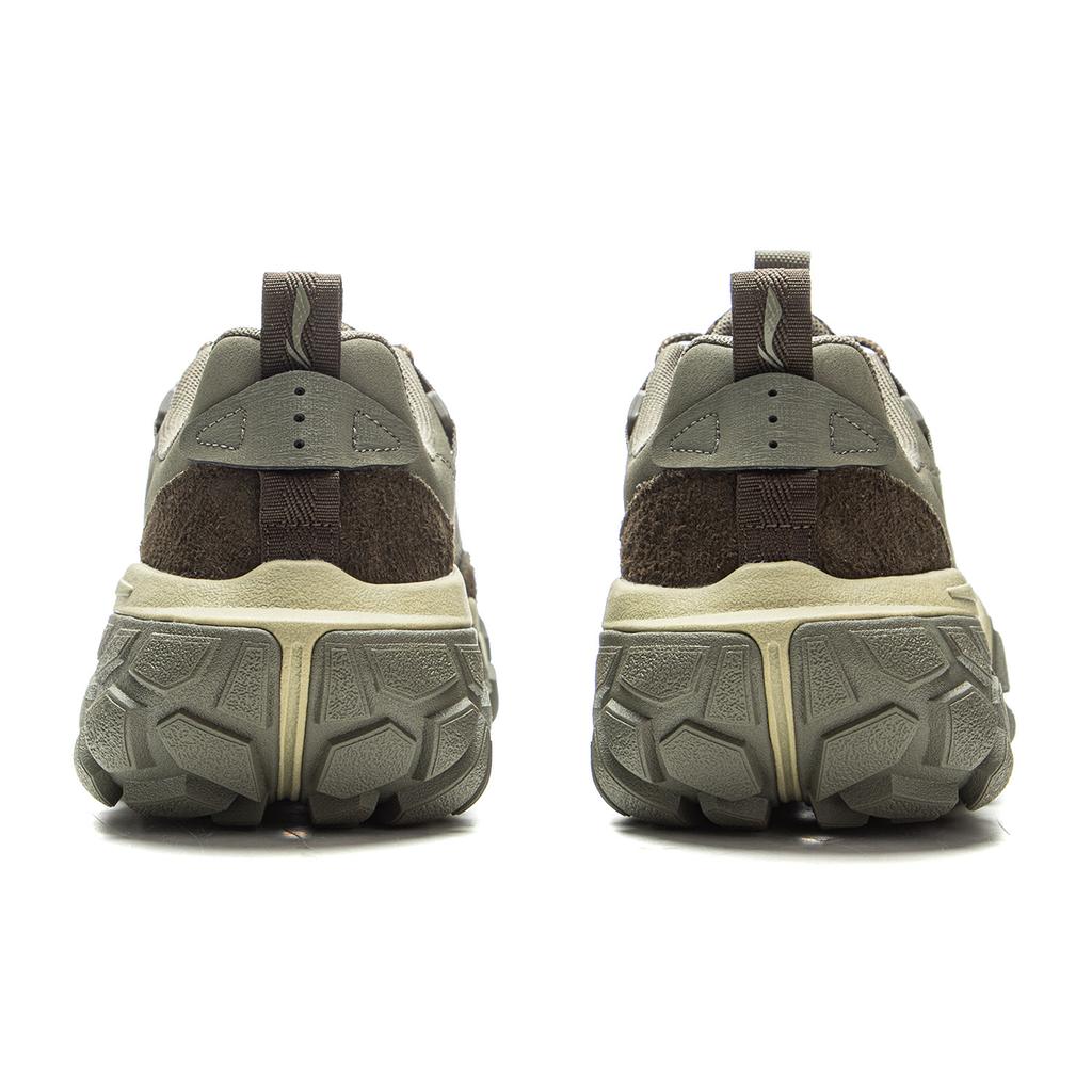 New LiNing Dunes Cushioning, Slip Resistant, Abrasion Resistant Support Low Top Casual Shoes Men's Green AGCV363-4