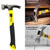 Magnetic Head Claw Hammer With Antislip Shock Absorbing Handle For Nail Driving Demolitions And Woodworking Projects