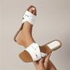 New Summer 2026 Women's Shoes, Casual Outdoor Lightweight Sandals, Fashionable Open-Toe Slip-On Shoes, Simple Vacation Beach Slippers