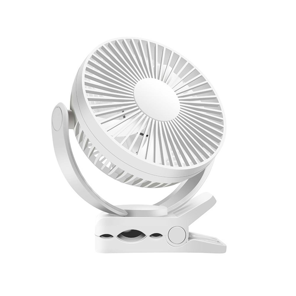 5 Inch Portable Electric Fan USB Rechargeable 5000mAh Wireless Mini Cooling Clip Desktop Fans Air Cooler for Camping Room Home
