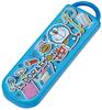 Skater Chopsticks and Spoon Doraemon Made In Set, Antibacterial, Sticker, Japan, CCA1AG-A