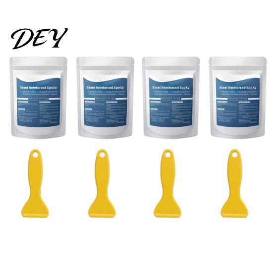 Mastic époxy renforcé à l'acier pour réparation de pierre céramique, Kit de mastic étanche résistant à la chaleur, Mastic polyvalent Argile AB pour métal, bois, carrelage, céramique