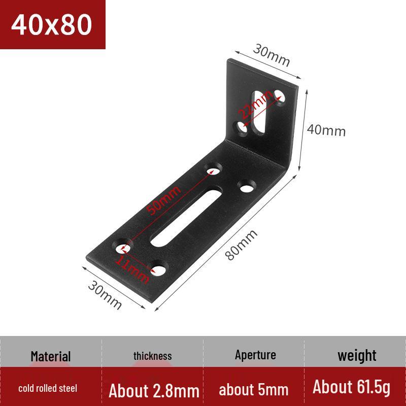 Stainless Steel Adjustable L-Shaped Load-Bearing Bracket