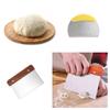 Thickened Stainless Steel Cake Dough Cutter Food Grade Silicone Baking Tool Pastry Scraper for Cake Steamed Buns and Dough
