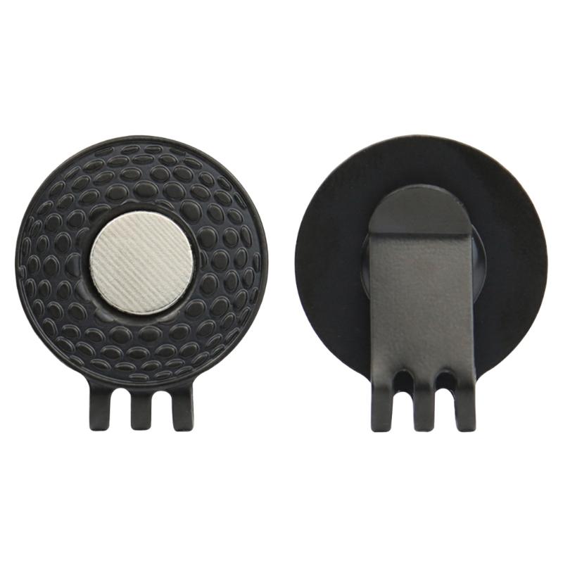 Magnetic Golf Hat Clips Golf-Ball Marker Holder for Golf Gloves Hats Bags Hat Visors Belt Easy To Stick On & Off