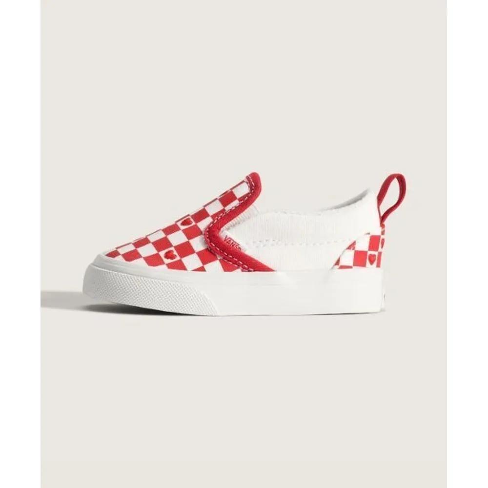 Vans KIDS Slip-On V Toddler Red Hot Valentine's Racing Red True White