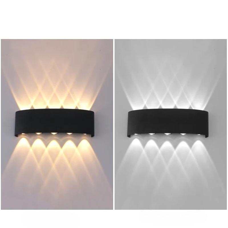 Wall Lamp LED Indoor and Outdoor Lighting Wall Lamp Modern Fashion Bedroom Hallway Doorway Garden Pathway Living Room Decoration