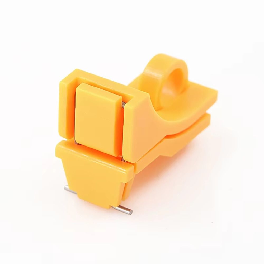1Pcs Nylon Circuit Breaker Lockout Device Outward Pin Yellow Miniature Circuit Breaker Safety Lockout Compact Mechanical Design