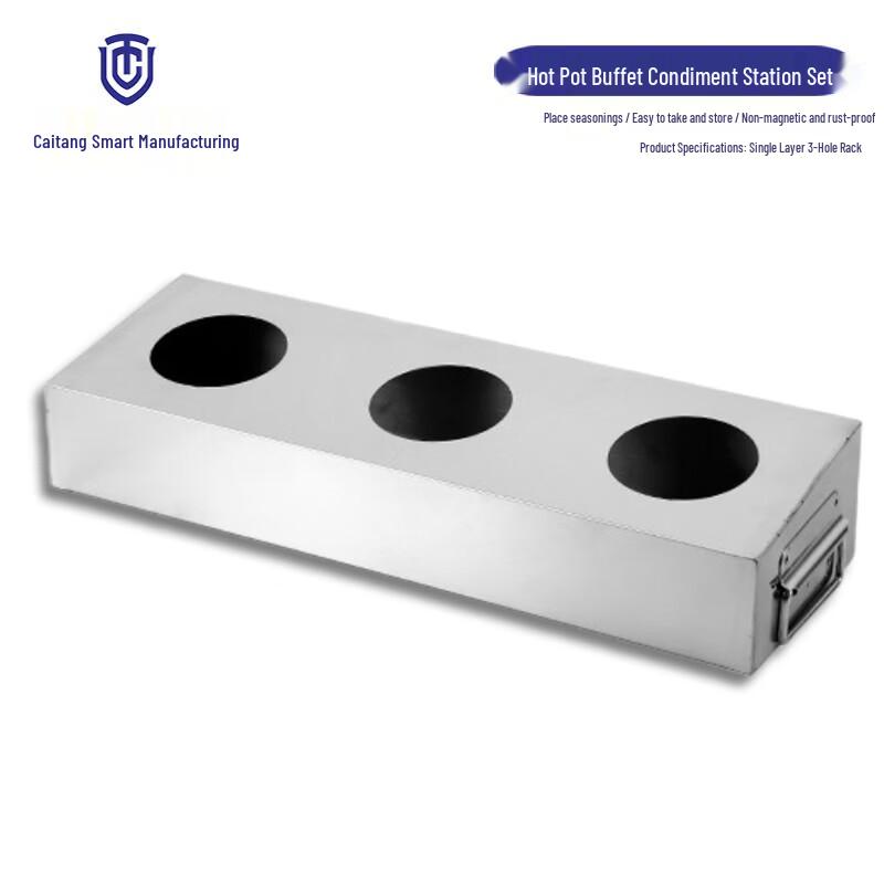 Stainless Steel Self-Service Condiment & Snack Display Stand