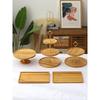 Jingchengwen Wooden Forest Style Dessert Display Set