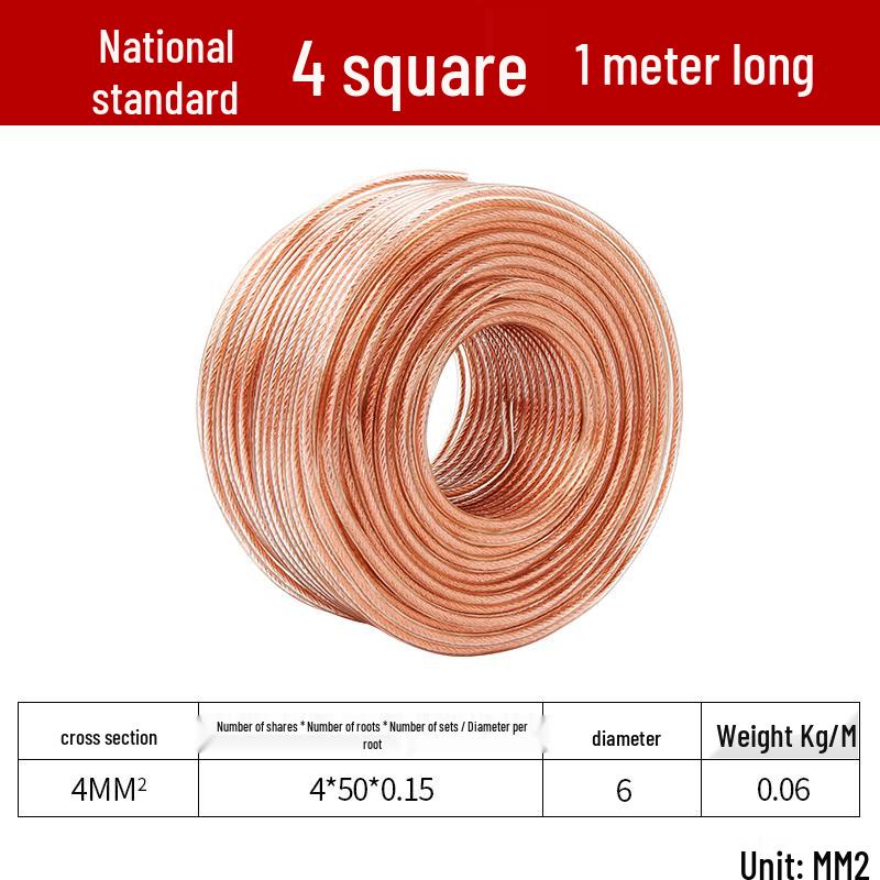 Transparent Soft Copper Grounding Wire for High Voltage Lightning Rods - Purple Copper Stranded Welding Cable