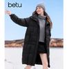 Betu Women's Mid-Length Loose Fit Down Jacket