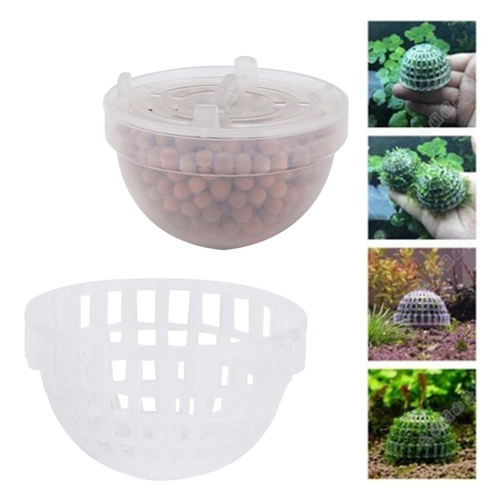 Aquarium Moss Holder, Fish Moss Container Underwater Plastic Holder for Shrimp for Hiding and Breeding with Mineral Release. Easy Insta