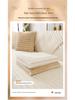 2025 Luxury Winter Sofa Cushion: Thick Rabbit Fur Plush, Non-Slip, Ideal for Solid Wood and Leather