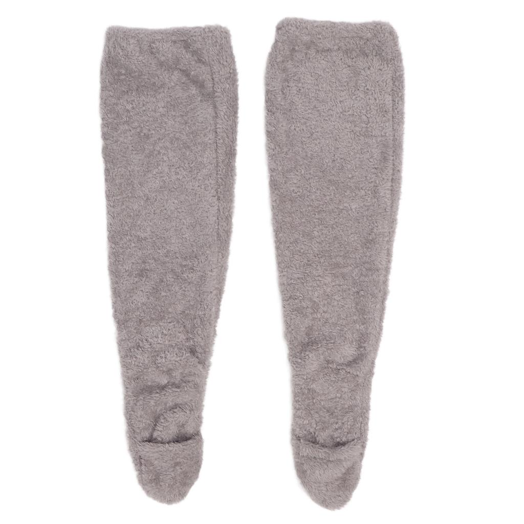 Over Knee Fuzzy Socks Winter Home Sleeping Soft Thick Breathable Plush Stockings Leg Warmer