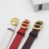 D-Buckle Gold Alloy Buckle Belt Women'S Student Jeans Belt Women'S