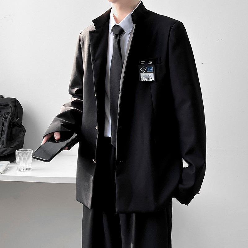 DK Clothing Collegiate Zhongshan Suits: Unisex Japanese-Style College Jackets