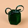 Ribbon Flocking Ring Box Velvet Ring Display Case Portable Jewelry Organizer  Spouse