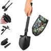 Outdoor Camping Shovel Survival Camping Spade Portable Garden Weeding Camping 4-in-1 Multi-purpose Military Portable Folding