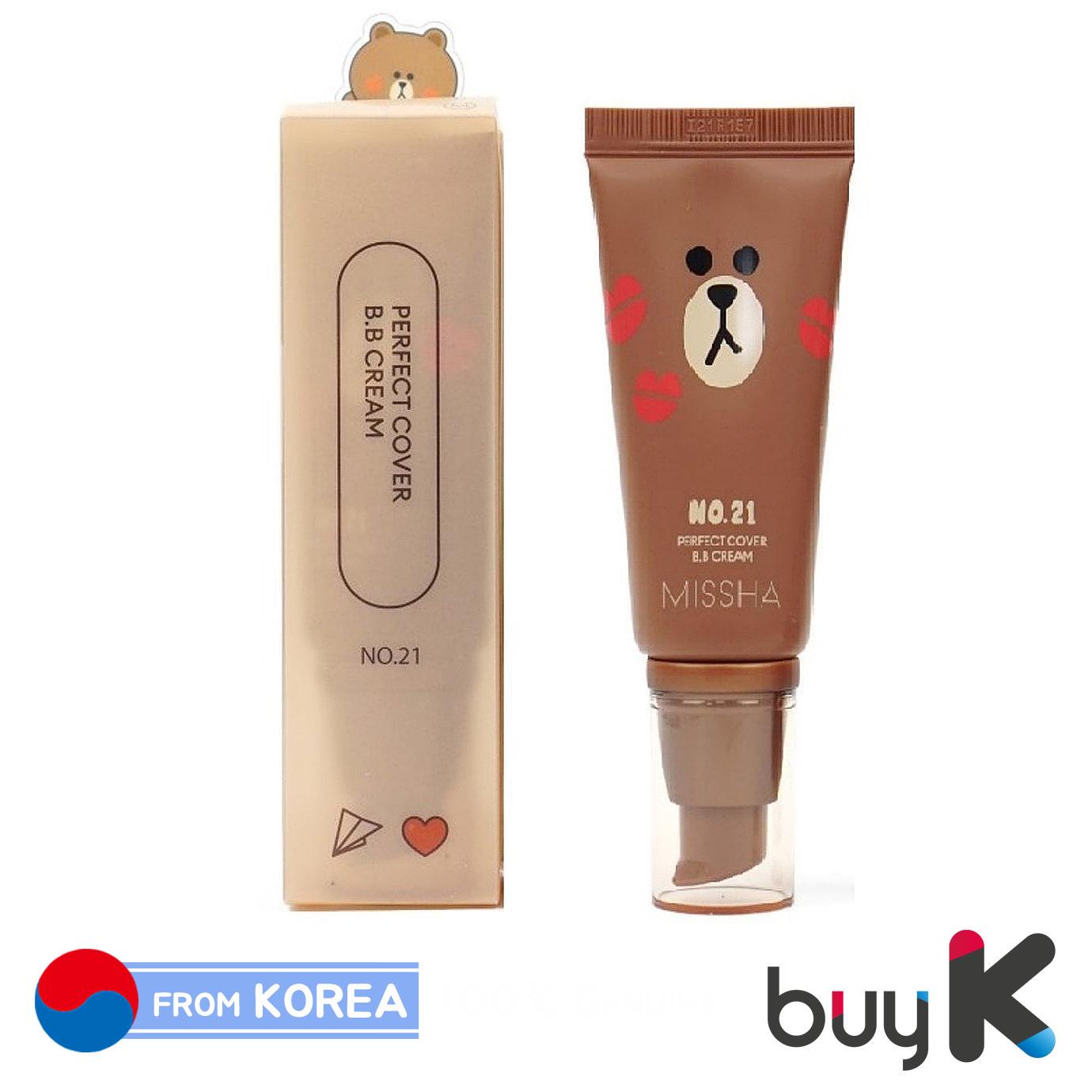 

[MISSHA] Идеальный крем BB Cover 50 мл # 21 (Line Friends Edition) / buyK