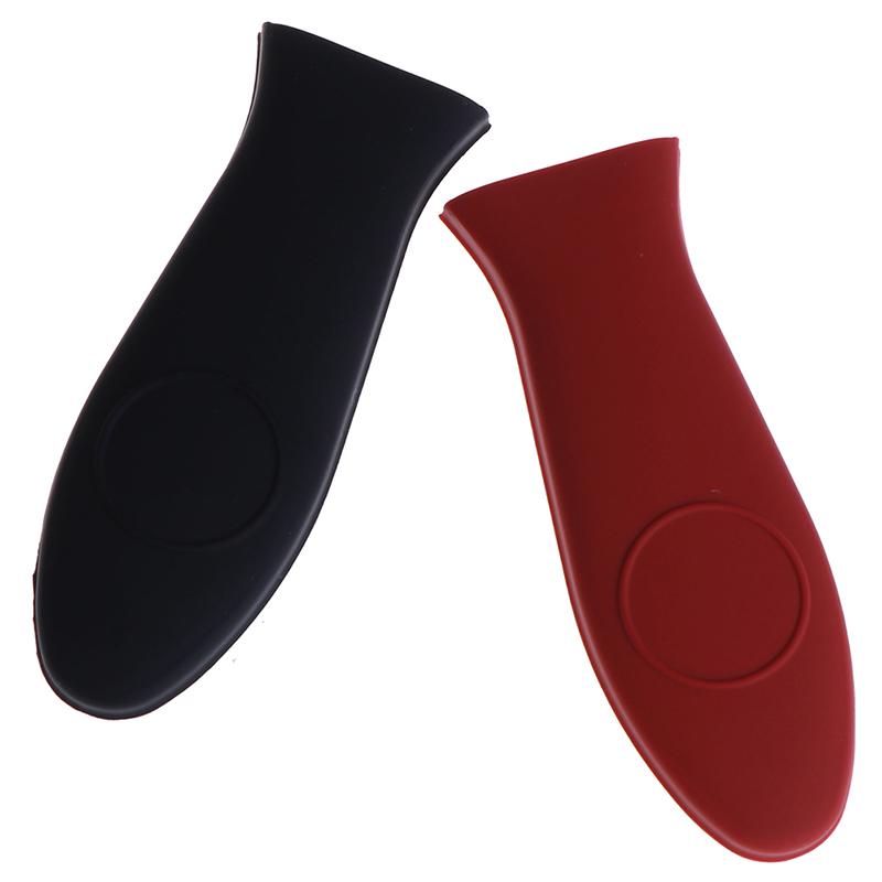 Non-Slip Silicone Handle Holder Potholder Cast Iron Skillet Grip Sleeve Cover