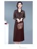 2026 Spring Slimming Temperament Dress: Mid-Length Two-Piece Style with Age-Reducing Print for Women