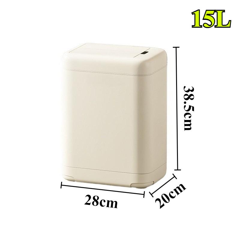 Induction Trash Can Large Capacity Smart Trash Bin Household Narrow Toilet Garbage Bathroom Home Cleaning Tools Accessories