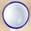 120/240/350/500ML Vintage Enamel Mug with Handle Heat-resistant Large Capacity Tea Milk Water Coffee Drinking Cup Retro Decoration
