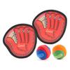 Toss and Catch Ball Game Fun Outdoor Sport Games with Baseball Gloves and Sticky Balls for Courtyard Beach Pool 2
