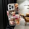 Chihuahua Puppy Teacup Dog Soft Phone Case for iPhone 15 16 17 Pro Max 17Air 16E 14 Plus 13 12 Mini Shockproof Cover Back Shell
