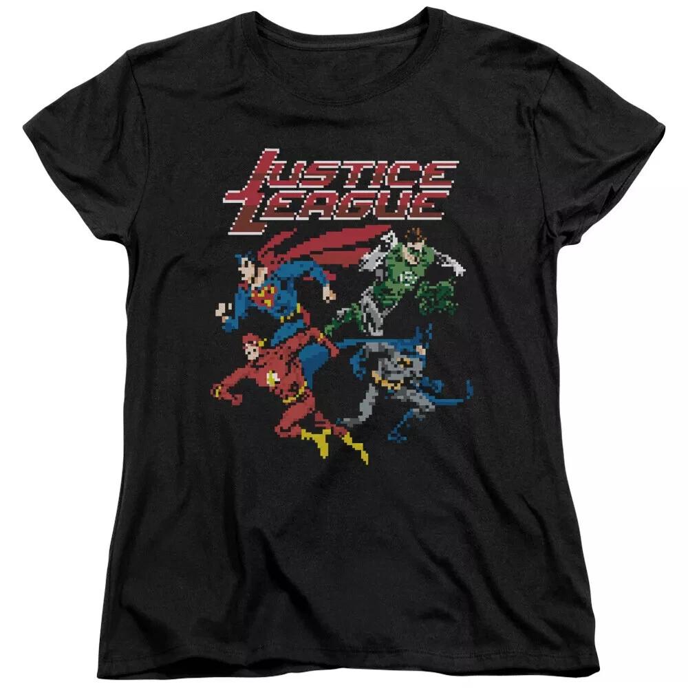 Justice League Of America  Pixel League  Women s T-Shirt S