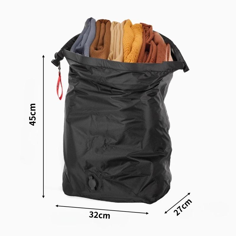 Vacuum Compression Storage Bag Portable Large Capacity Waterproof Luggage Bag Clothes Bag Dustproof Business Trip Travel чёрный