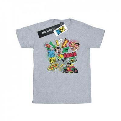Mens Teen Titans Go Robin Montage T-Shirt
