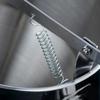 Stainless Steel Batter Dispenser Takoyaki Piston Funnel with Holder Waffle Octopus Balls Sauce Cream Dosing Funnel Kitchen Tools