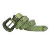 Y2K Punk Rhinestone Sequin Hip Hop Pin Buckle Leather Belt for Women