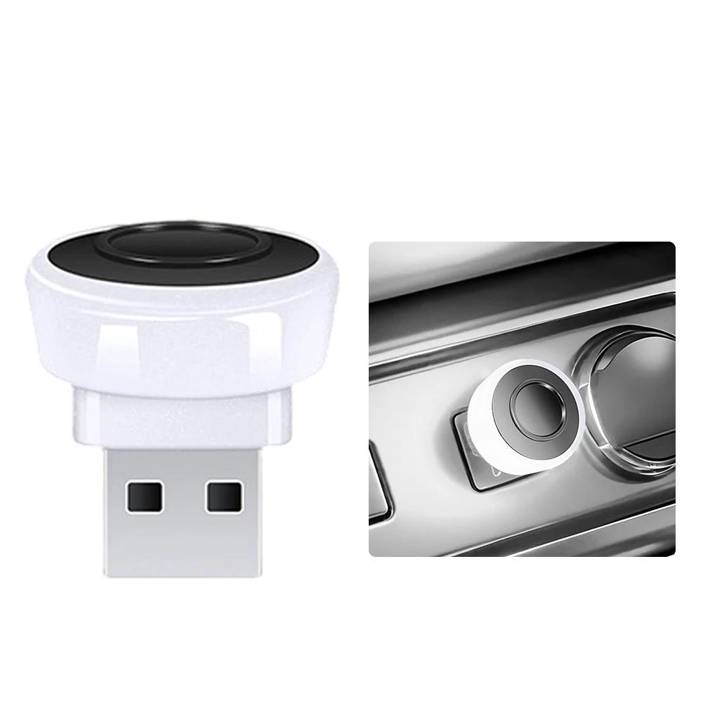 1Pc USB Mini Ambient Light LED Car Interior Atmosphere Lamp Plug and Play RGB Colorful Decoration Lamps Car Accessories