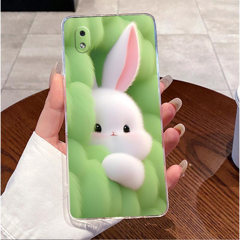 Casing For Huawei Y5 2019 AMN-LX9 AMN-LX1 AMN-LX2 / Honor 8S KSE-LX9 Phone Case Cute Love Rabbit Clear Soft Silicone Back Cover